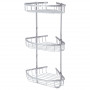Полка-решетка угловая тройная Veragio Basket Cromo VR.GFT-9067.CR