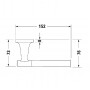 Держатель для туалетной бумаги Duravit Starck T 0099374600 черный