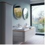 Зеркало с подсветкой круглое 90 см Duravit Happy D.2 Plus HP7481S0000