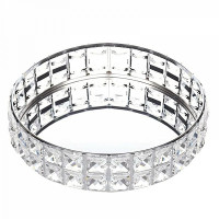 Подставка для предметов 35 см Kassatex Crystal Silver CRY-R3TR-SLV