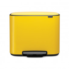 Мусорный бак Brabantia Pedal Bin Bo с педалью желтый 121425 (36л)