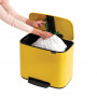 Мусорный бак Brabantia Pedal Bin Bo с педалью желтый 121425 (36л)
