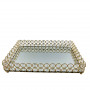 Подставка для аксессуаров Kassatex 25 см Crystal Round Gold CRD-STR-GD