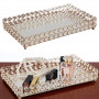 Подставка для аксессуаров Kassatex 25 см Crystal Round Gold CRD-STR-GD