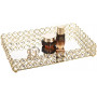 Подставка для предметов 30 см Kassatex Crystal Round Gold CRD-TR-GD