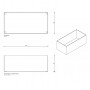 Decor Walther DW 361 Бокс универсальный 25x12x9см, настольный, цвет: хром