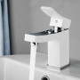 Смеситель для раковины Wasserkraft Aller 1063WHITE хром-белый