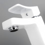 Смеситель для раковины Wasserkraft Aller 1063WHITE хром-белый