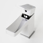 Смеситель для раковины Wasserkraft Aller 1063WHITE хром-белый