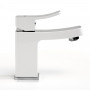 Смеситель для раковины Wasserkraft Aller 1063WHITE хром-белый