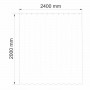 Шторка для ванной Wasserkraft Vils SC-10103 бежевая (240х200)