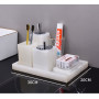 Стакан для зубной пасты прямоугольный Kassatex Imperial IMR-T