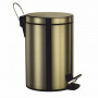 Мусорное ведро с педалью Wasserkraft K-645 (5л) бронза