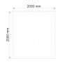 Шторка для ванной Wasserkraft Aland SC-85102 (200х200)