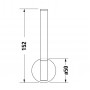 Держатель для запасного рулона Duravit Starck T 0099391000 хром
