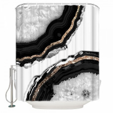 Шторка для ванной Carnation Home Fashions Agate AGE244WB Шторка для ванной Carnation Home Fashions Agate AGE244WB