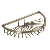 Полка-решетка полукруглая Veragio Basket Bronzo VR.GFT-9048.BR бронза