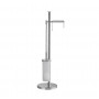Стойка для ершика с бумагодержателем Colombo Design PLUS W4935