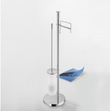 Стойка для ершика с бумагодержателем Colombo Design PLUS W4935