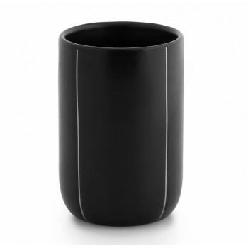 Стакан для зубной пасты Kassatex Nero ANE-T-BK черный