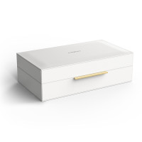 Decor Walther Brownie BOX L Коробка универсальная 30х18х9.5см., искусственная кожа, цвет: белый