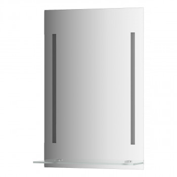 Зеркало с полкой 50 см и led подсветкой EVOFORM Ledline-S BY 2160 (50х75)