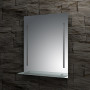 Зеркало с полкой 50 см и led подсветкой EVOFORM Ledline-S BY 2160 (50х75)