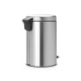 Мусорное ведро с педалью Brabantia NewIcon матовое 113604 (12л)