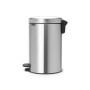 Мусорное ведро с педалью Brabantia NewIcon матовое 113604 (12л)