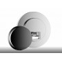 Зеркало косметическое с led-подсветкой (х5) Decor Walther Round 0122400 хром