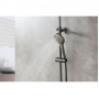 Душевая система с термостатом Lemark Bronx LM3770GM графит