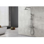 Душевая система с термостатом Lemark Bronx LM3770GM графит