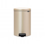 Мусорное ведро с педалью Brabantia NewIcon шампань 304460 (20л)