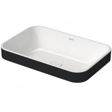 Раковина накладная Duravit Happy D.2 Plus 2359606100 антрацит-белая