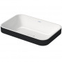 Раковина накладная Duravit Happy D.2 Plus 2359606100 антрацит-белая