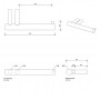 Decor Walther Bar TPH1 Держатель туалетной бумаги, подвесной, цвет: хром