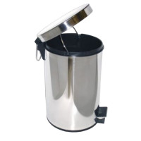 Урна для мусора с педалью Ksitex GB-5L хром (5л)