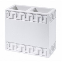 Стакан для зубных щеток настольный Avanti Gramercy 14501B белый