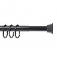 Карниз для ванной телескопический 120-220 Grekon 1211-220BLK черный