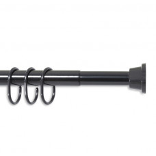 Карниз для ванной телескопический 120-220 Grekon 1211-220BLK черный