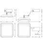 Зеркало косметическое с led-подсветкой (х5) Decor Walther 0123200