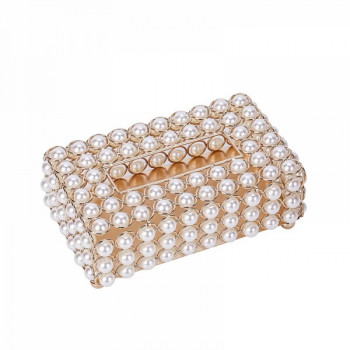 Бокс для салфеток Kassatex Pearl PRL-TH-GD