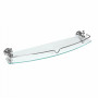 Полка стеклянная с ограничителем 60 см Camelos Rychmond Chrome H1605