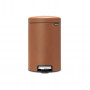 Мусорное ведро с педалью Brabantia NewIcon корица 304521 (12л)