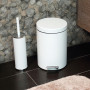Мусорное ведро с педалью Wasserkraft K-635WHITE (5л) белое