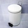 Мусорное ведро с педалью Wasserkraft K-635WHITE (5л) белое