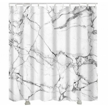 Шторка для ванной Carnation Home Fashions Marble White MRB230W