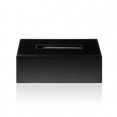 Decor Walther Brownie KB40 Диспенсер для салфеток 24x12x8см, настольный, цвет: черная кожа