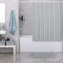 Шторка для ванной Wasserkraft Oder SC-30501 серая (180х200)