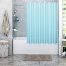 Шторка для ванной Wasserkraft Oder SC-30201 голубая (180х200)